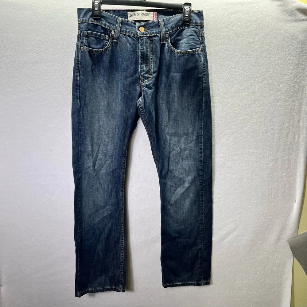 Levi’s 514 Slim Straight Jeans Men’s 30/30 Blue Denim 100% Cotton Pants 2593